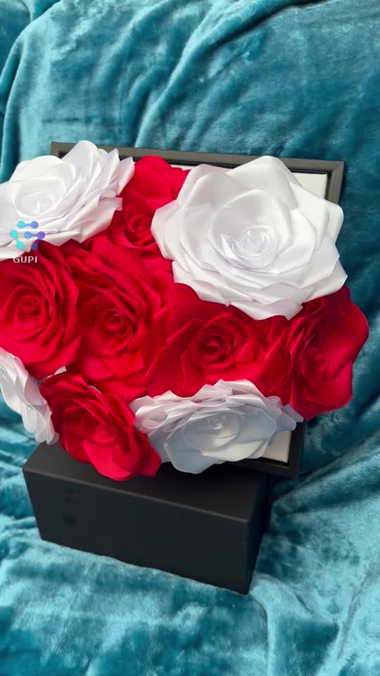 🌹 Trandafiri din satin realizați manual cu drag ❤️