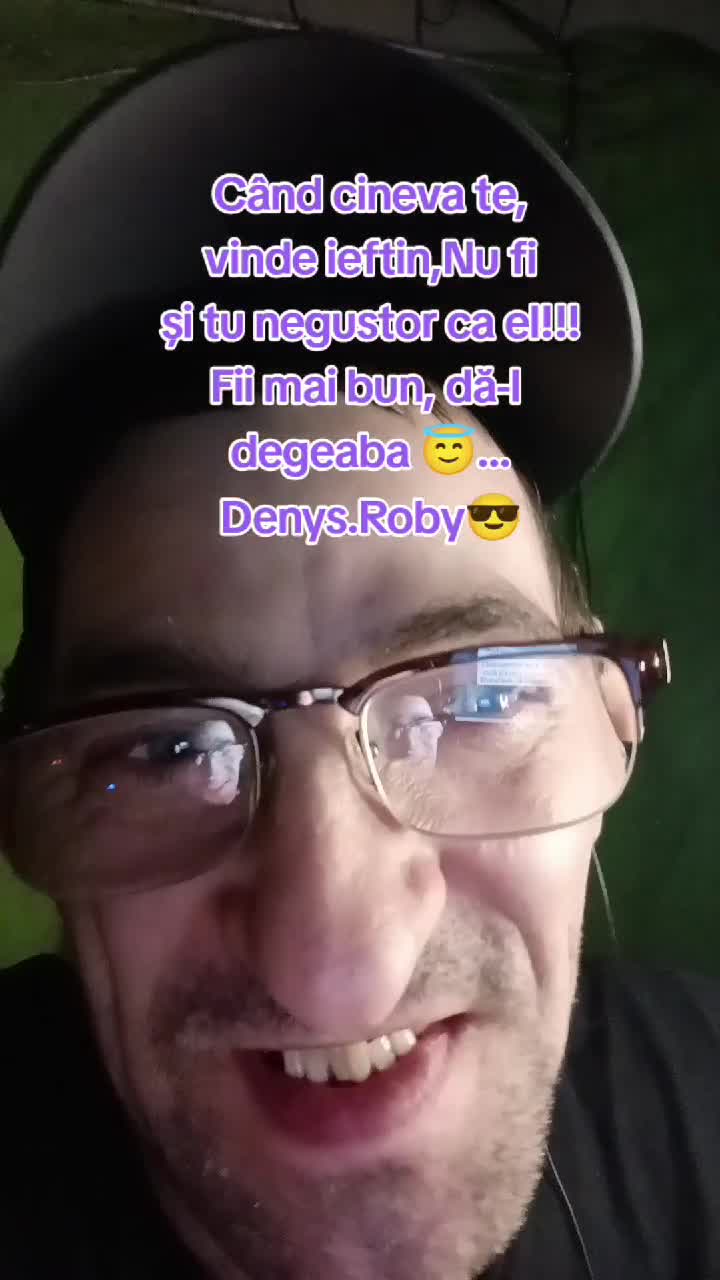 Când cineva te,
vinde ieftin,Nu fi
și tu negustor ca el!!!
Fii mai bun, dă-l 
degeaba 😇...Om Al Străzii 
(Denys.Roby)😎