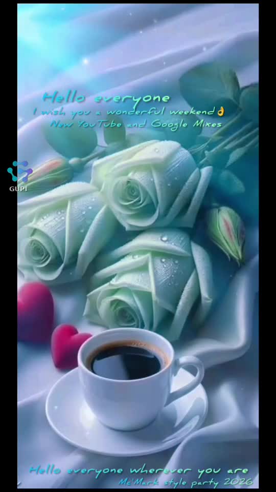 Mc'Mark greets everyone☕✋🥀