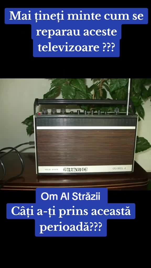 Mai țineți minte ,cum se reparau aceste televizoare?🤔In Al Străzii (Denys.Roby)😎☝️