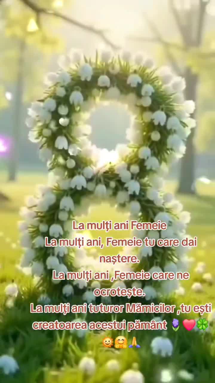 La mulți ani tuturor Femeilor!🫶🪻🌞😘❤️