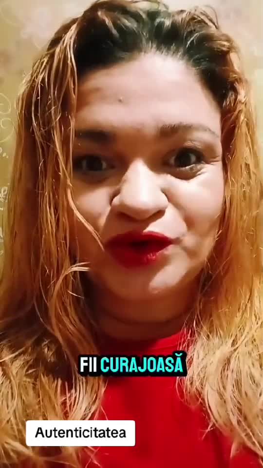 Femeie! Îndrăznește să fii tu, cea autentică, adevărată!
Știu că poți, tu ești deja creatoare in această lume minunată.
Te pup și te îmbrățișez 😘🤗❤️💋