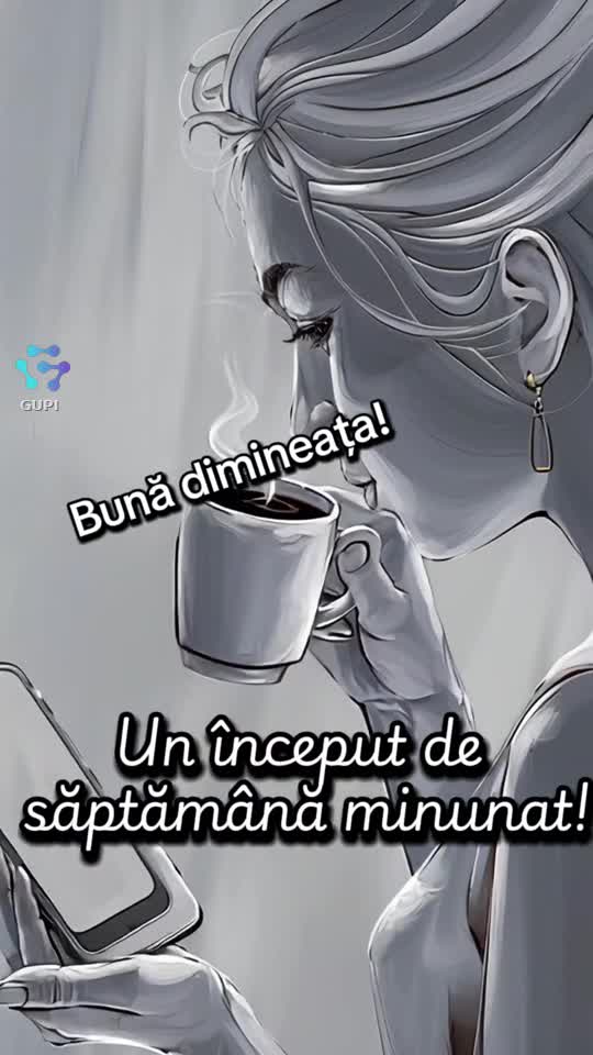 bună dimineața!☕☕ un început de săptămână minunat!🙂