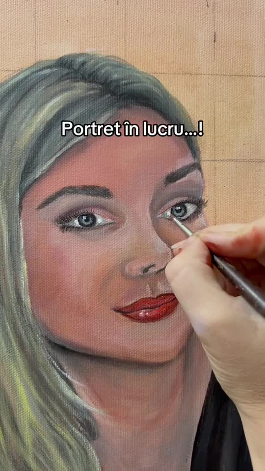 portret în lucru