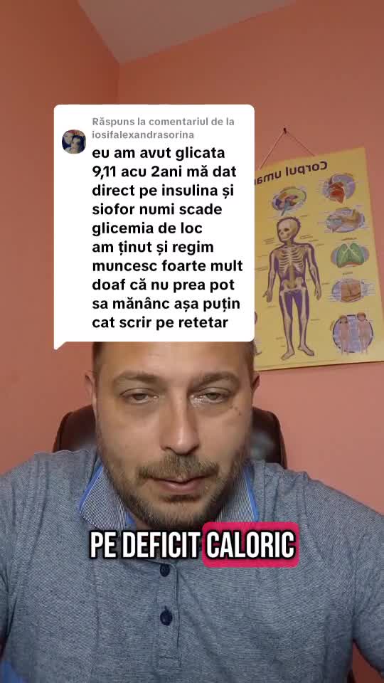 Tratament cu insulină și siofor iar glicemia tot nu scade
