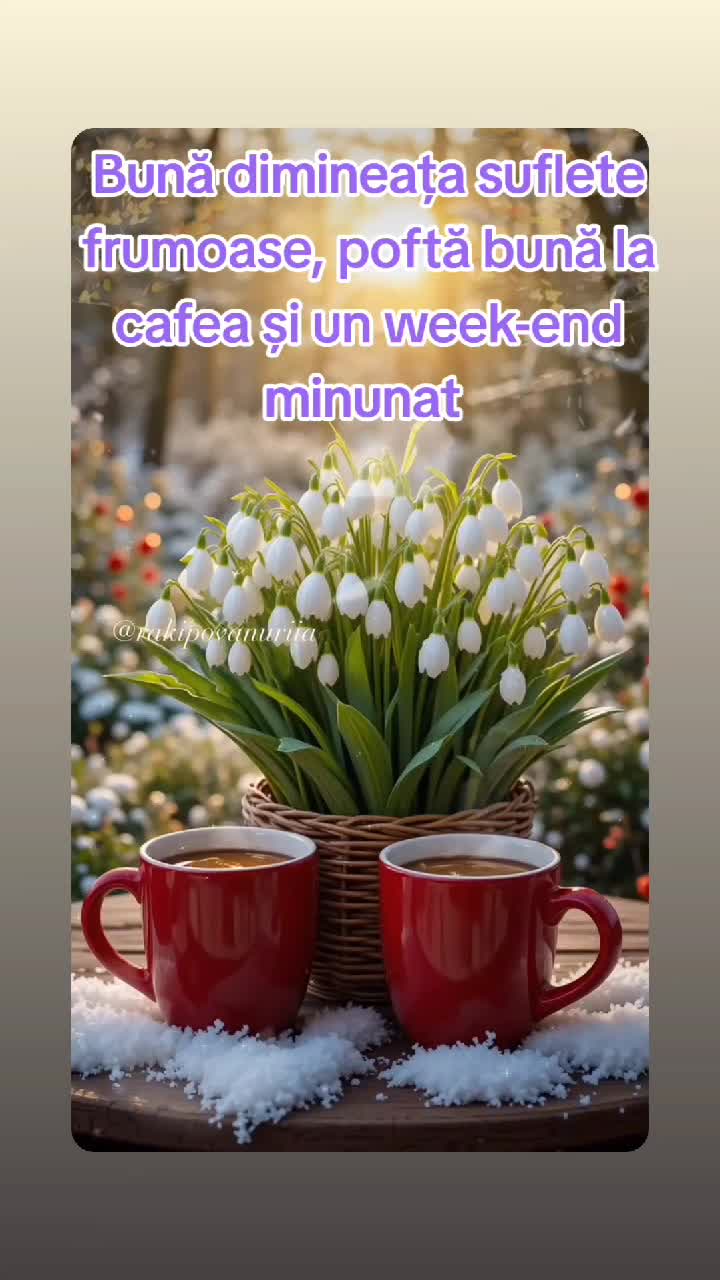 Bună dimineața☕️🦋💜🍀💫