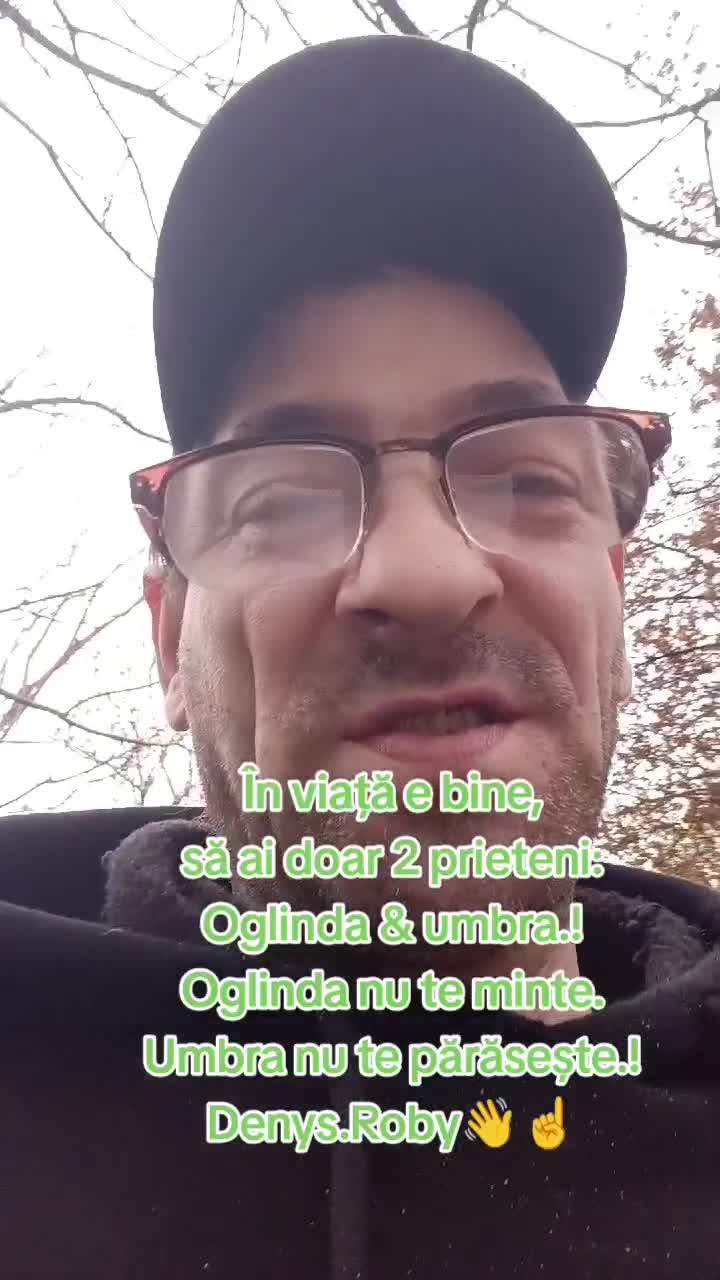 În viața este bine sa ai doar doi prieteni:Om Al Străzii (DenysRoby)👋☝️