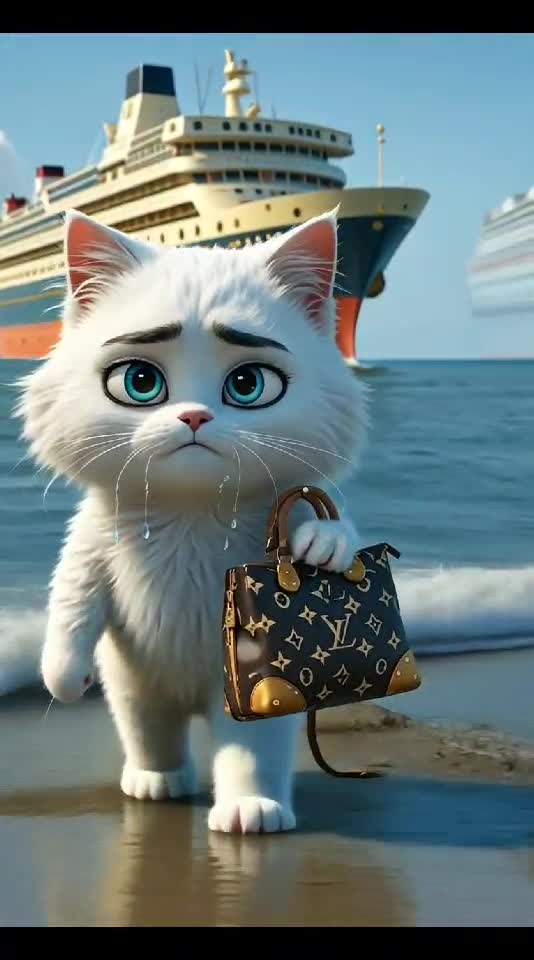 When You Miss the Cruise but Still Have the Drip... 🛳️😭👜