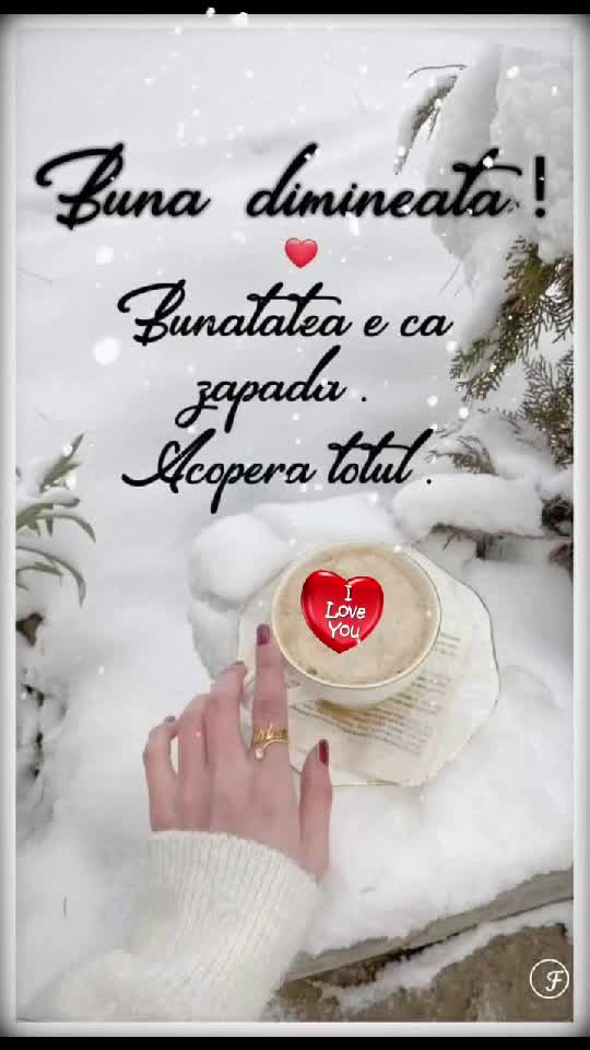Buna dimineata!