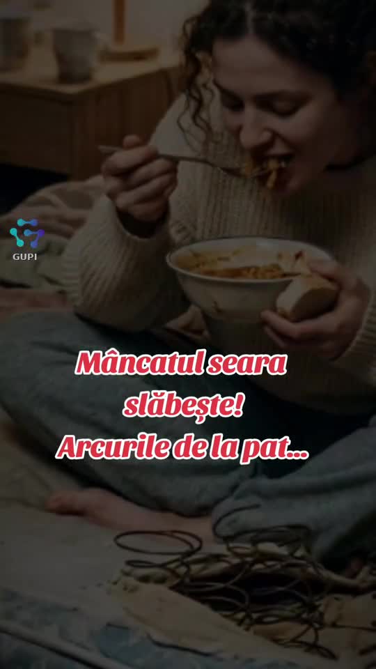 mâncatul seara slăbește!...😁😂😁