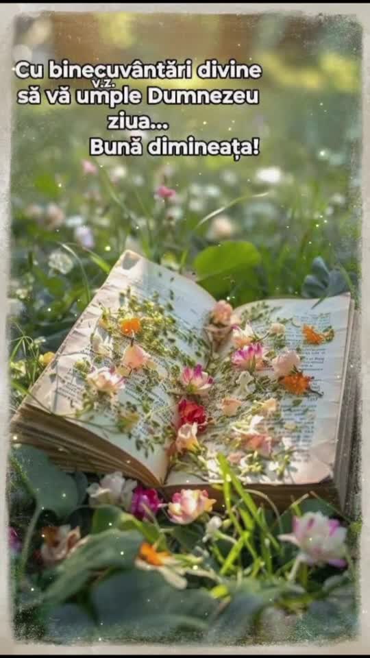 🌟Sa ne bucuram de fiecare zi primita in " DAR" cu bucurie, cu recunoștință, cu mulțumire!🌺

💥O zi binecuvantata dragi prieteni oriunde v-ati afla!🙏🥰