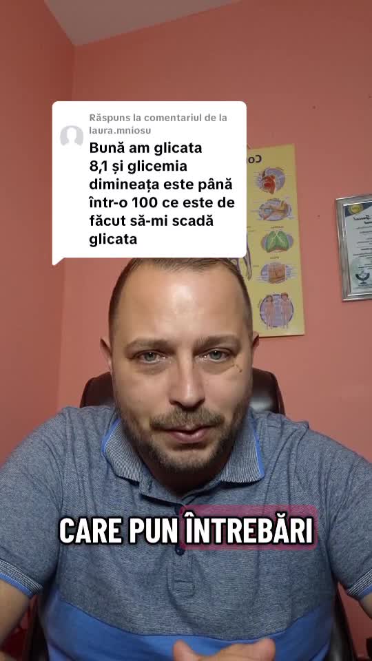 La o glicata de 8,1 cu o glicemie de 100 recomand un stil de viață sănătos