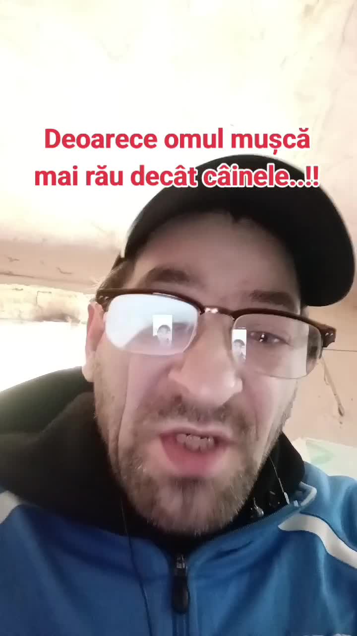 Râd cuulti dar ,nu mai am încredere în Nimeni ,Omul mușcă mai rău decât câinele...Om Al Străzii (Denys.Roby)😎☝️