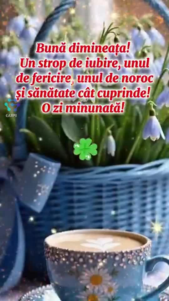 Bună dimineața ☕
