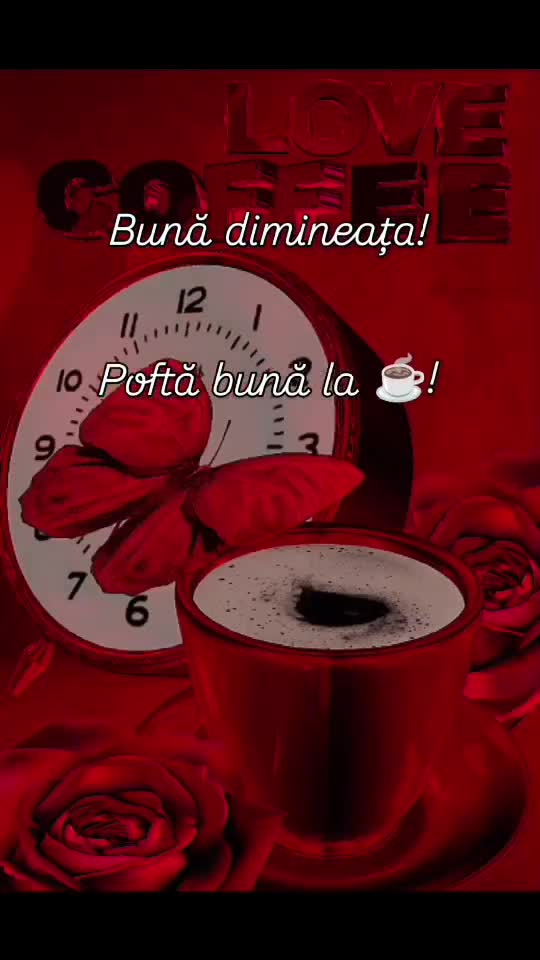 Bună dimineața și poftă bună la ☕!
