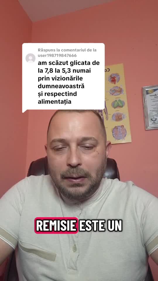 A scăzut glicata doar din recomandările pe care le-am dat, și, nu sunt multe