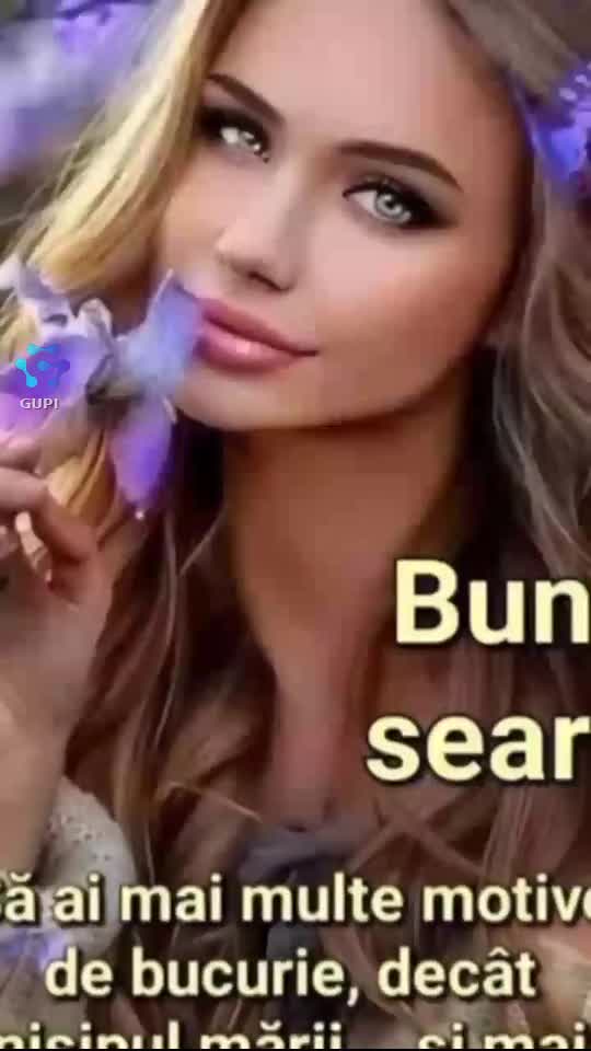 BUNĂ seara tuturor vă doresc o seară frumoasă