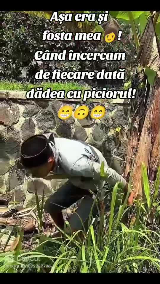 așa era și fosta... dădea cu piciorul!😁😁😁