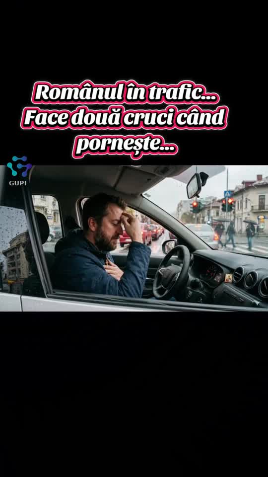 românul în trafic...😁😁😁