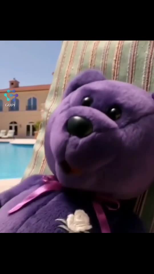 Purple bear rapper