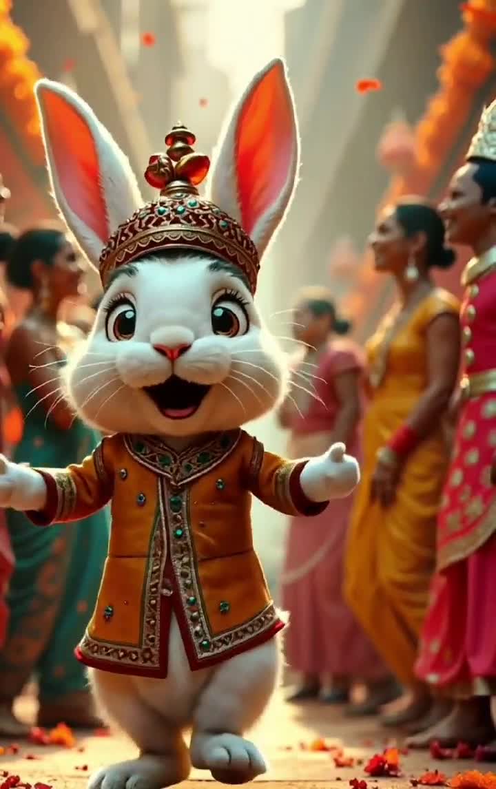 🔥 Maharaja Hop-alot 🐰 — The Funniest Bollywood Bunny!