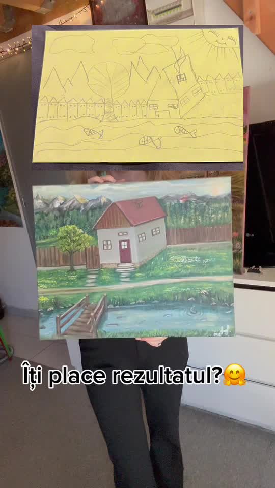 pictura cu suflet realizată pe comandă! vă place?