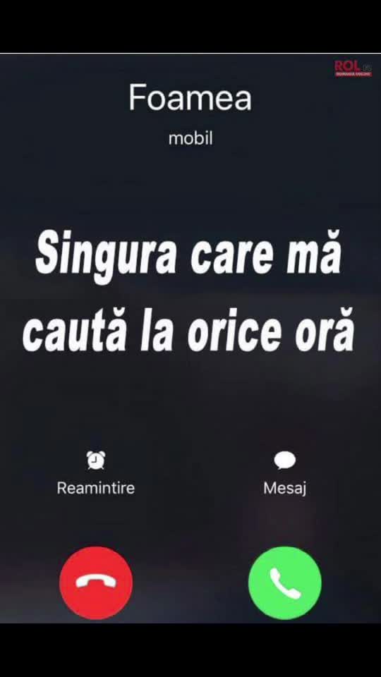Singura care mă sună! 😂