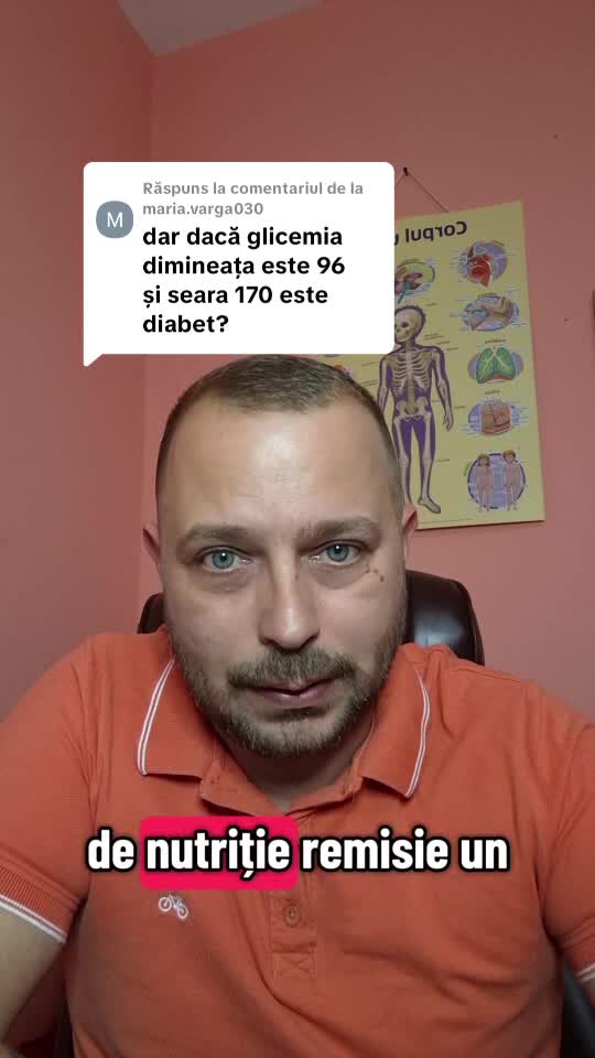 Dacă ai dimineața glicemia sub 100 iar seara o ai de 170 este necesar să îți faci analiza hemoglobina glicozilată ca să afli dacă ești in prediabet