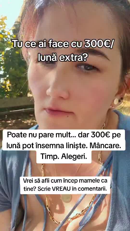 Poate 300€ nu înseamnă mult pentru unii…
Dar pentru o mamă, poate însemna liniște. Siguranță. Timp.
Eu am ales să nu mai aștept „momentul potrivit”.
