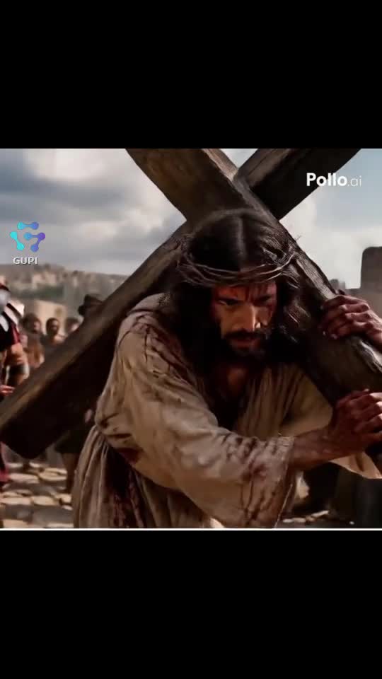 Iisus își cară crucea
la Golgota