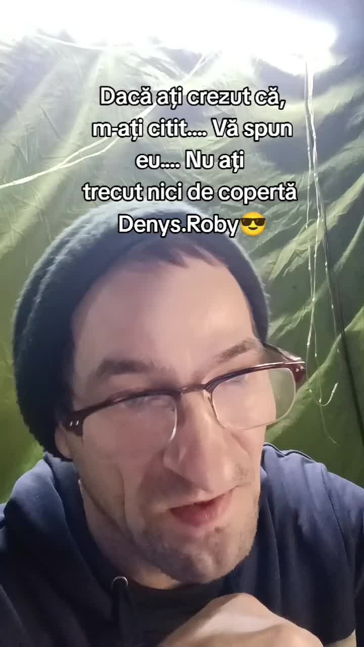 Dacă ați crezut că m-ați citit.. vă spun eu...nici de copertă n-ați trecut! Om Al Străzii (Denys.Roby)😎