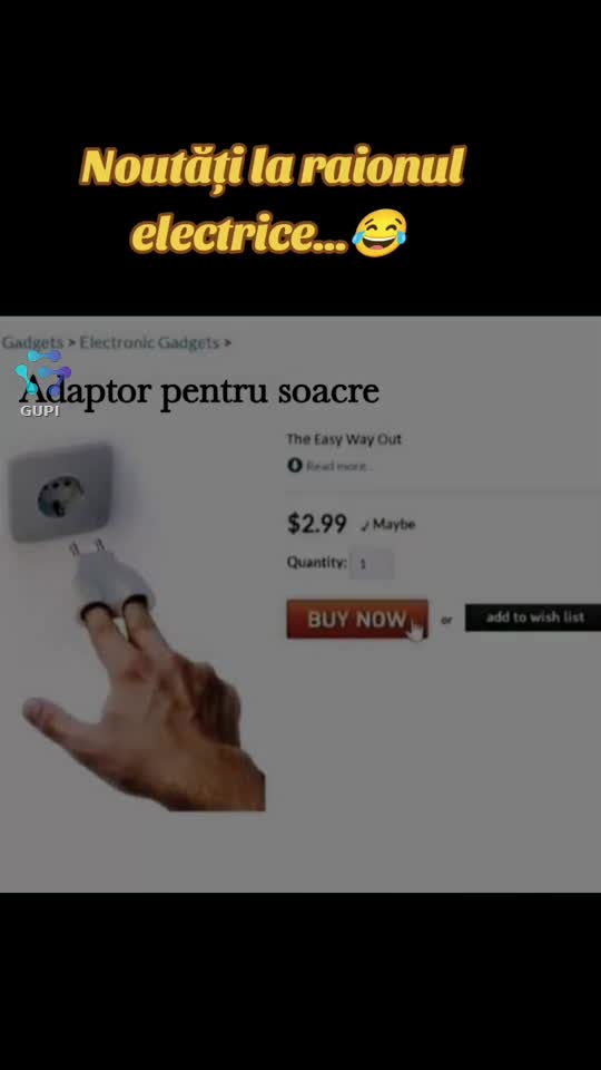 adaptor electric pentru soacre...😂😂😂