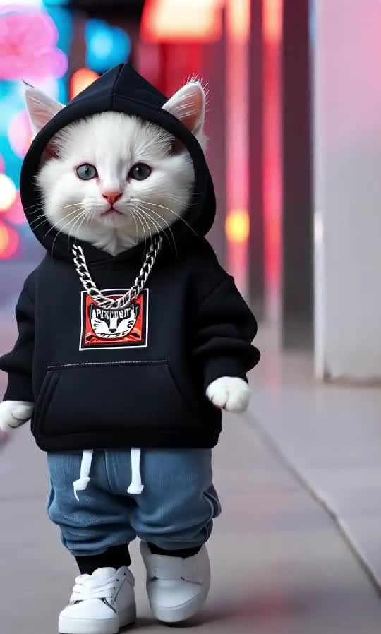 Pawssy Smalls: The Freshest Feline in the Game 😼🧢🔥