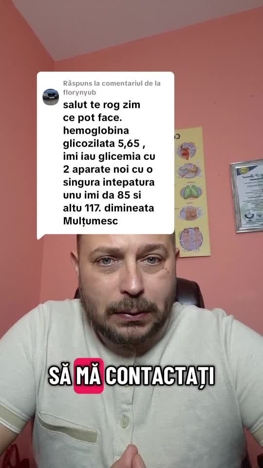 Când ai hemoglobina glicozilată 5,65 și nu vrei sa intri în prediabet recomand Programul de Nutriție Remisie