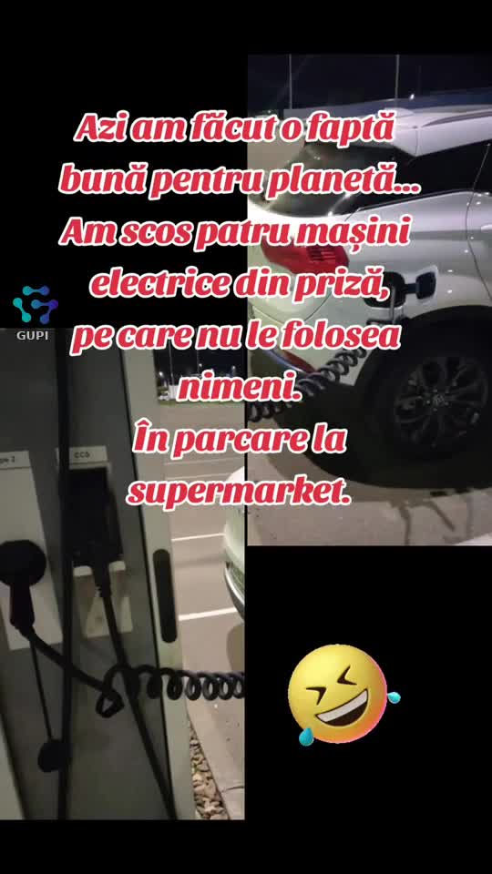 azi am făcut o faptă bună pentru planetă...🤭😁