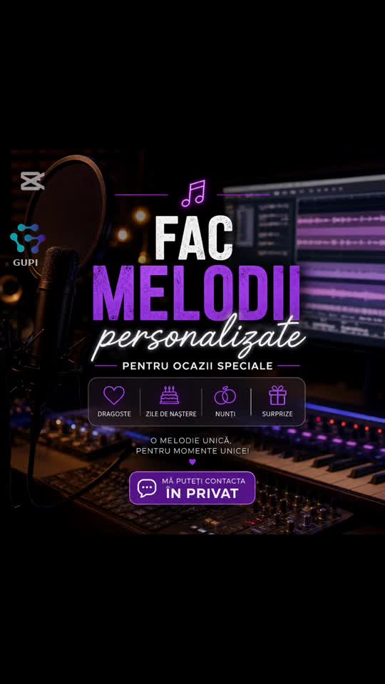 creez melodi personalizate