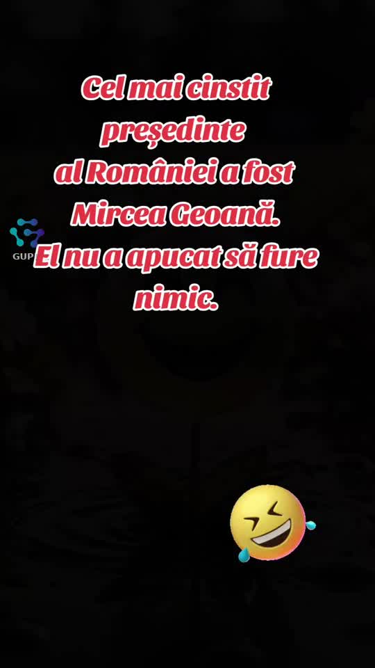 cel mai cinstit președinte...😁🤣😁