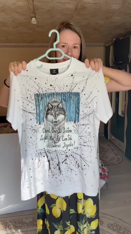 vă plac aceste tricouri pictate!?
