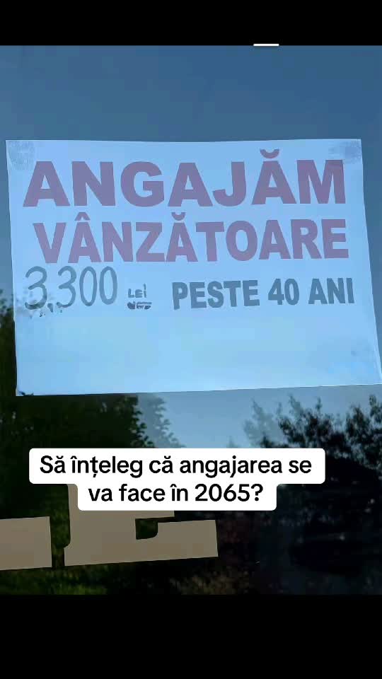 Se vor face angajări în viitor!😂😂😂