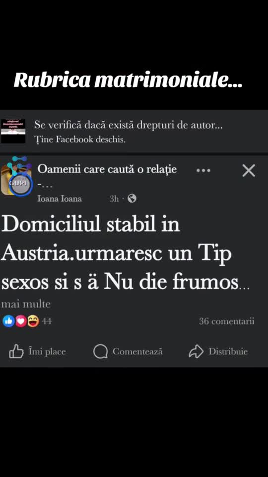 anunț matrimonial...😁😁😁