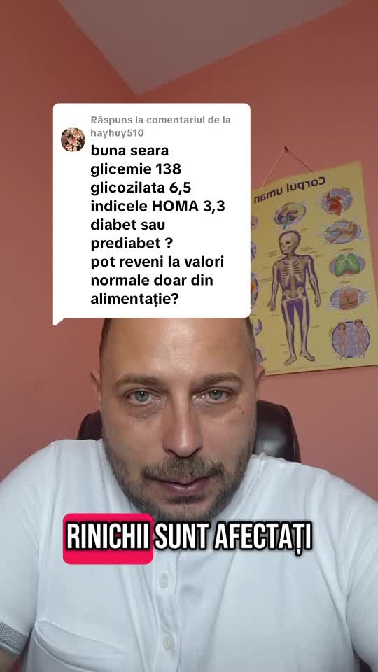 Glicemia 138 cu glicata 6.5 și indicele homa 3.3 este diabet