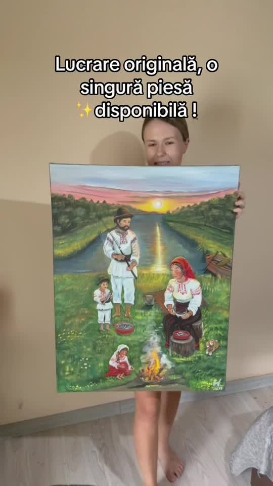 pictura ca odinioară, tablou unicat, disponibil!