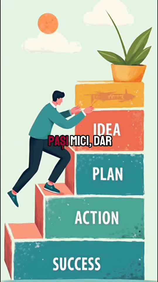 Puterea de a începe – Voi ce credeți? (5/100). Primul pas este cel mai greu, dar și cel mai important! Descoperă reflecția care te motivează