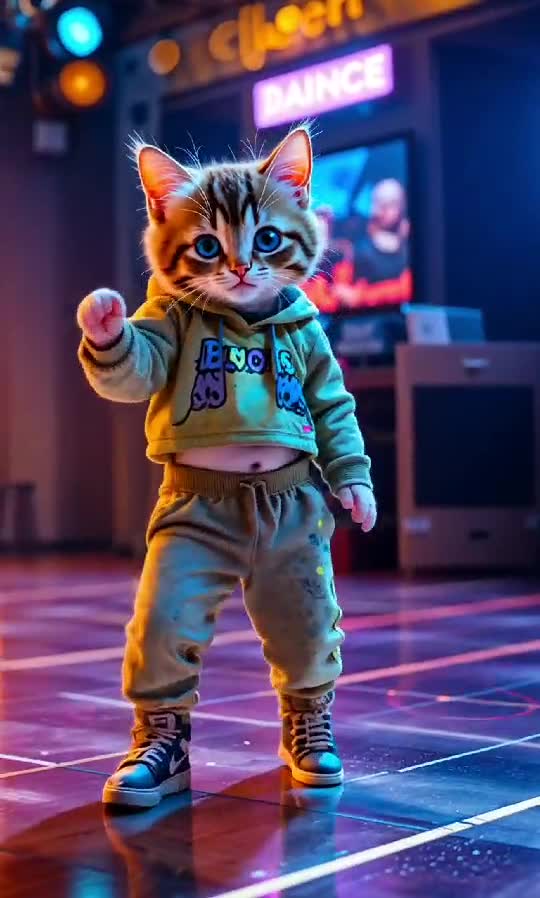 Meow Moves: The Street-Dancing Cat Breaking the Internet! 🐱🕺✨