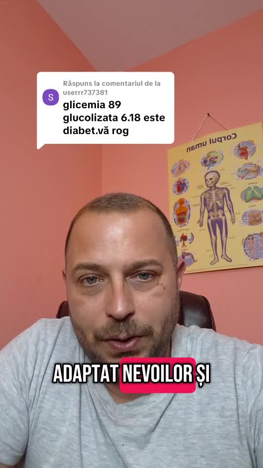 Ce este de facut la o glicemie de 89 cu Glicata 6.18?