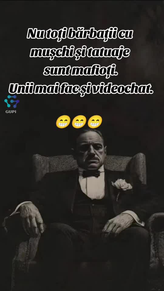 nu toți bărbații cu tatuaje sunt mafioți...😁😁😁