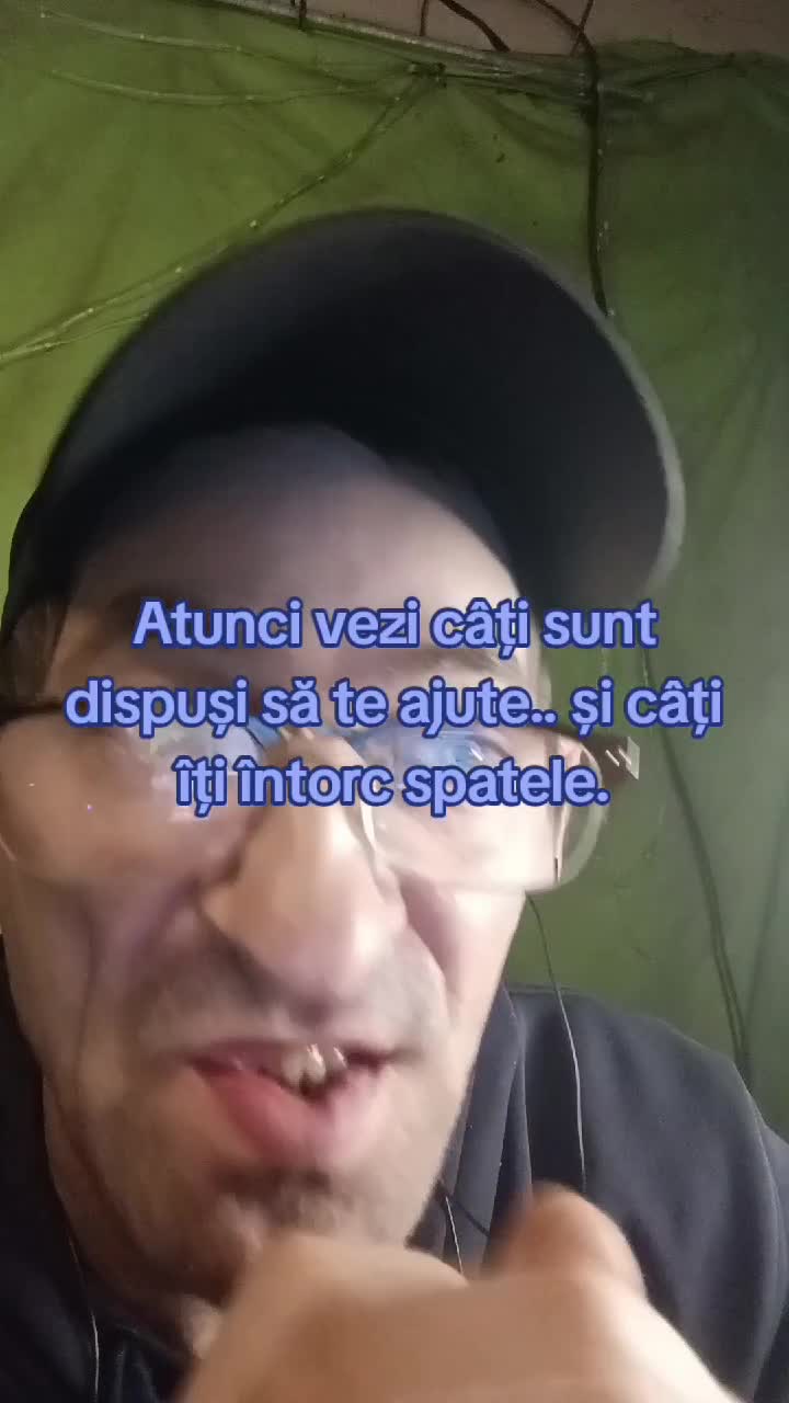 Știi când îți vei da seama cum sunt oamenii....Om Al Străzii (Denys.Roby)🤗☝️