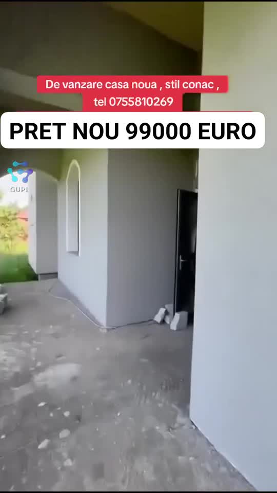 😱😱99000 euro
De vanzare casa stil Conac – spațiu, confort și eleganță!
📍Construită integral din cărămidă, structurată pe Parter + Etaj
🏡 Parter:
 • 3