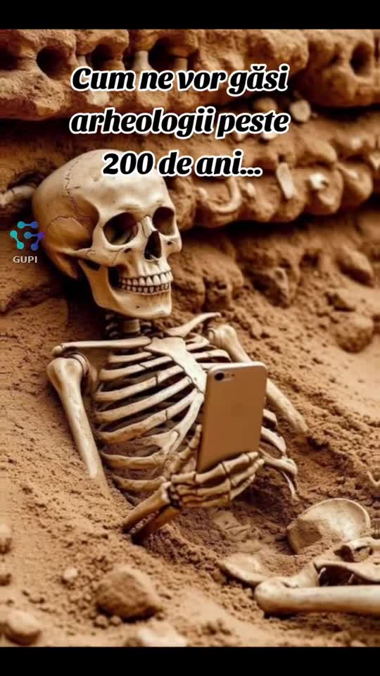 cum ne vor găsi arheologii...😁😁😁