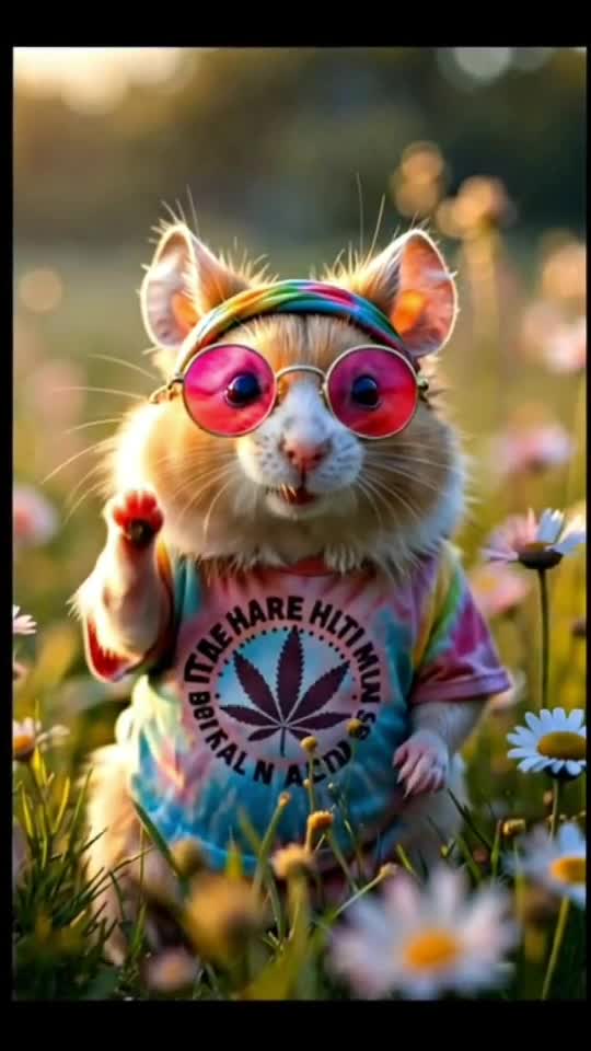 Chill Hamster Says: I’m Not Lazy, I’m Energy-Efficient! 🐹😎